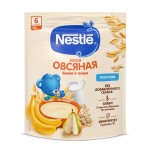 Каша молочная, Nestle (Нестле) 200 г овсяная с грушей и бананом с 6 мес