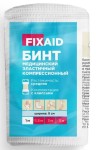 Бинт эластичный компрессионный, Fixaid (Фиксэйд) р. 8смх1м 1 шт высокая растяжимость с клипсами