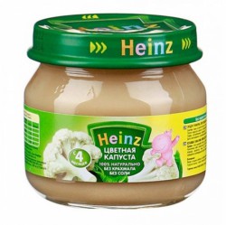 Пюре, Heinz (Хайнц) 80 г цветная капуста с 5 мес