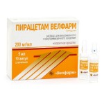 Пирацетам Велфарм, раствор для внутривенного и внутримышечного введения 200 мг/мл 5 мл 10 шт ампулы